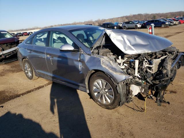 KMHE24L11GA037506 - 2016 HYUNDAI SONATA HYBRID SILVER photo 4