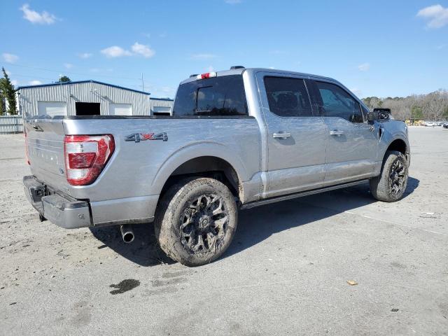 1FTFW1E89NFA25996 - 2022 FORD F150 SUPERCREW SILVER photo 3