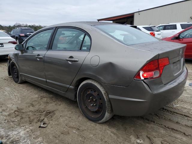 1HGFA16587L088404 - 2007 HONDA CIVIC LX GRAY photo 2