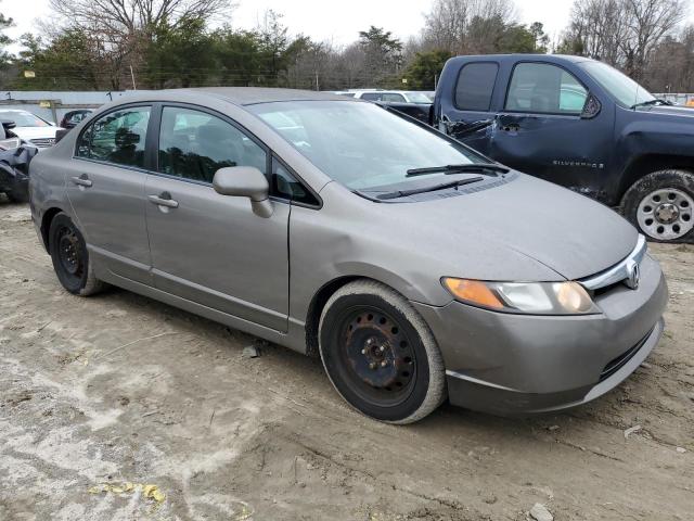 1HGFA16587L088404 - 2007 HONDA CIVIC LX GRAY photo 4