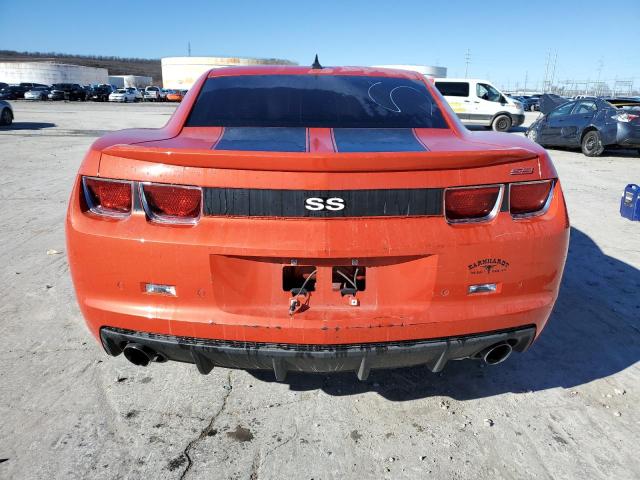 2G1FT1EW8A9201035 - 2010 CHEVROLET CAMARO SS ORANGE photo 6