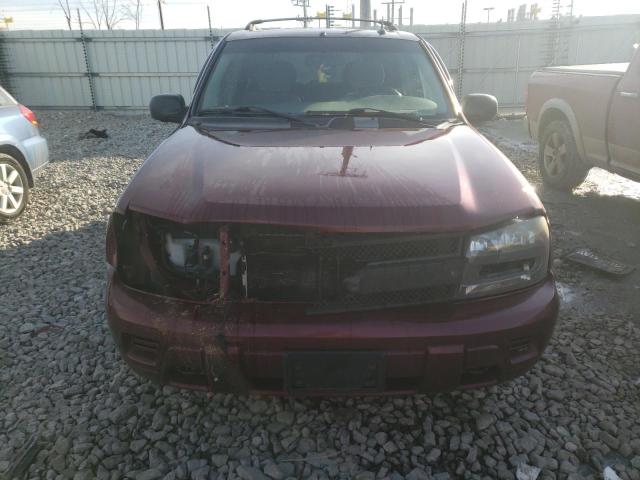 1GNDT13S552108080 - 2005 CHEVROLET TRAILBLAZE LS BURGUNDY photo 5