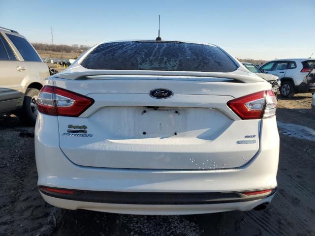 3FA6P0HD6GR120141 - 2016 FORD FUSION SE WHITE photo 6