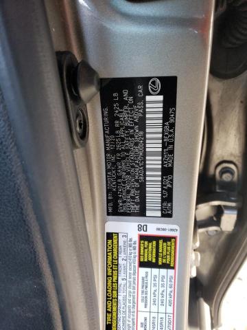 58ADA1C17MU004218 - 2021 LEXUS ES 300H GRAY photo 12