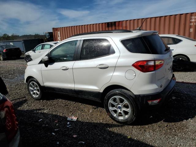 MAJ3S2GE2MC453471 - 2021 FORD ECOSPORT SE WHITE photo 2