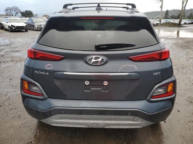 KM8K53A57KU380757 - 2019 HYUNDAI KONA ULTIMATE GRAY photo 6