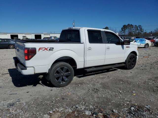 1FTFW1CF6EFC25560 - 2014 FORD F150 SUPERCREW WHITE photo 3