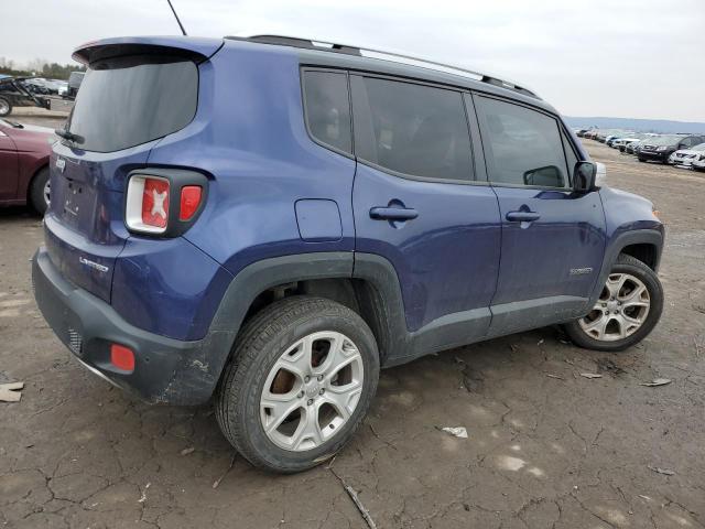 ZACCJBDT0GPE05323 - 2016 JEEP RENEGADE LIMITED BLUE photo 3