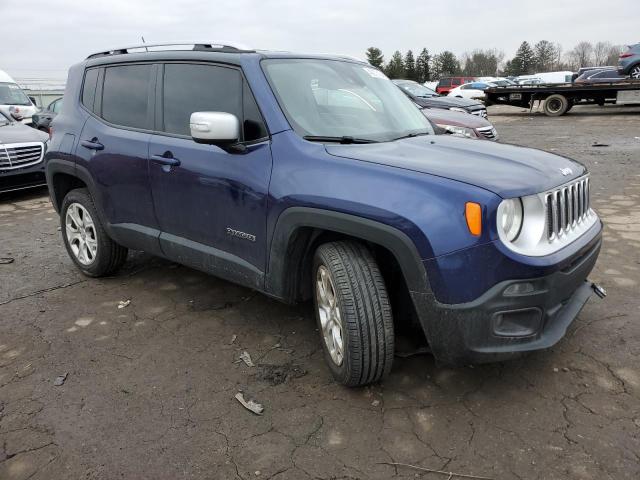 ZACCJBDT0GPE05323 - 2016 JEEP RENEGADE LIMITED BLUE photo 4