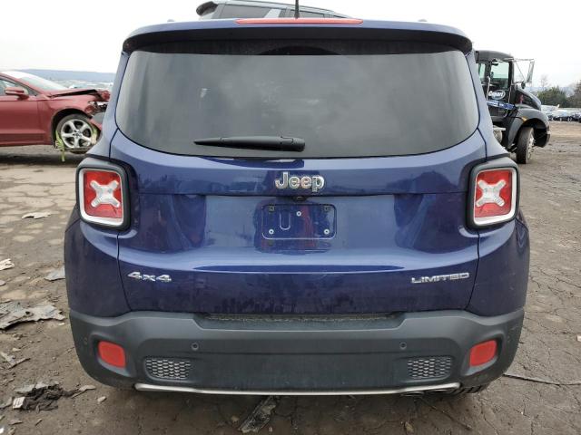 ZACCJBDT0GPE05323 - 2016 JEEP RENEGADE LIMITED BLUE photo 6