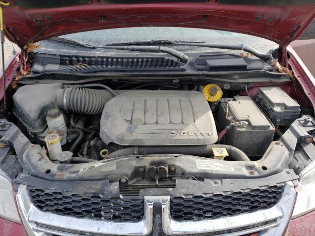 2C4RDGBG2FR667892 - 2015 DODGE GRAND CARA SE BURGUNDY photo 12