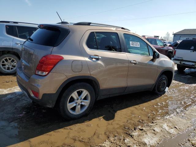 3GNCJLSB5JL401789 - 2018 CHEVROLET TRAX 1LT TAN photo 3