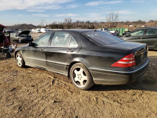 WDBNG70J51A213524 - 2001 MERCEDES-BENZ S 430 BLACK photo 2