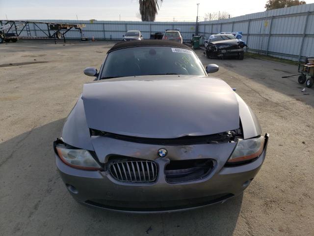 4USBT53403LU02528 - 2003 BMW Z4 3.0 GRAY photo 5