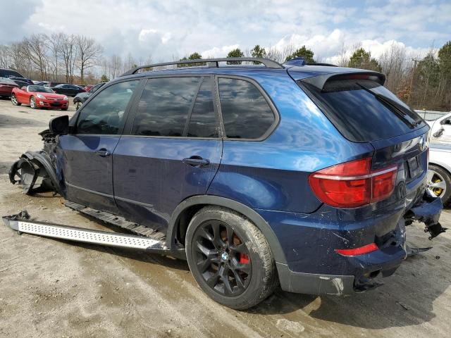 5UXZV4C50BL400664 - 2011 BMW X5 XDRIVE35I BLUE photo 2