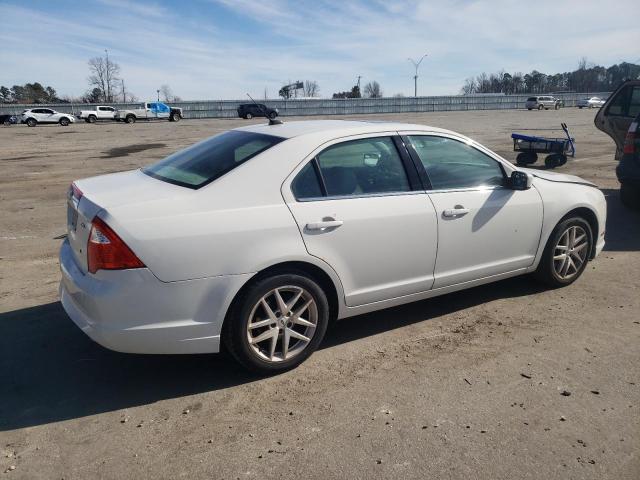 3FAHP0JA0CR173887 - 2012 FORD FUSION SEL WHITE photo 3