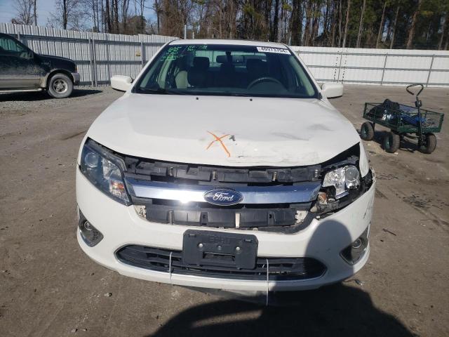 3FAHP0JA0CR173887 - 2012 FORD FUSION SEL WHITE photo 5