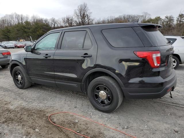 1FM5K8AR0KGB46027 - 2019 FORD EXPLORER POLICE INTERCEPTOR BLACK photo 2