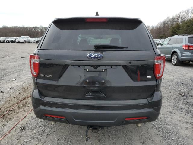1FM5K8AR0KGB46027 - 2019 FORD EXPLORER POLICE INTERCEPTOR BLACK photo 6