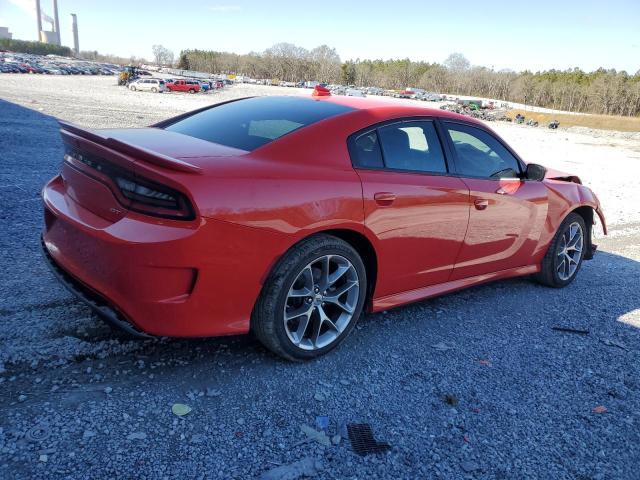 2C3CDXHG1NH149603 - 2022 DODGE CHARGER GT RED photo 3