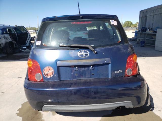 JTKKT624150125897 - 2005 TOYOTA SCION XA BLUE photo 6