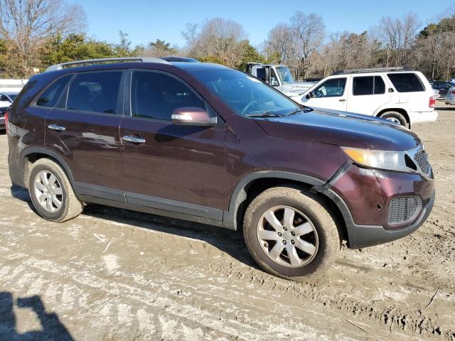 5XYKT4A29DG373609 - 2013 KIA SORENTO LX BURGUNDY photo 4