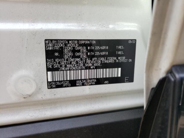 JTME6RFV0ND528195 - 2022 TOYOTA RAV4 XSE WHITE photo 13