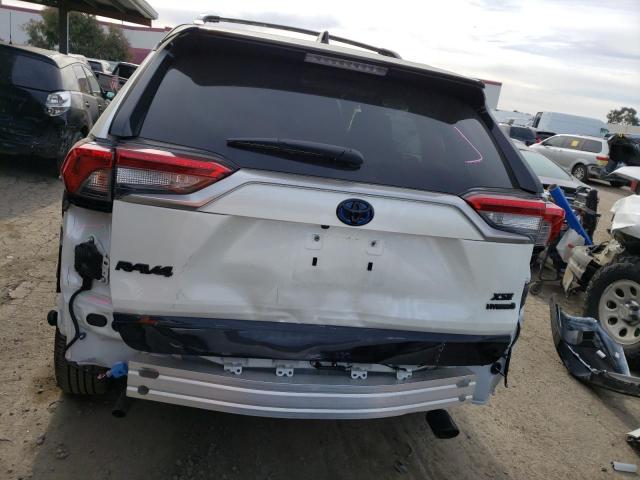 JTME6RFV0ND528195 - 2022 TOYOTA RAV4 XSE WHITE photo 6