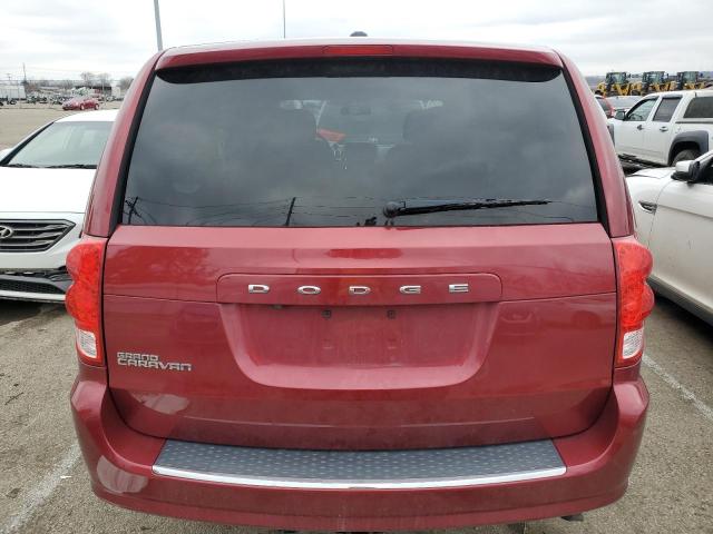 2C4RDGBG3ER411632 - 2014 DODGE GRAND CARA SE RED photo 6