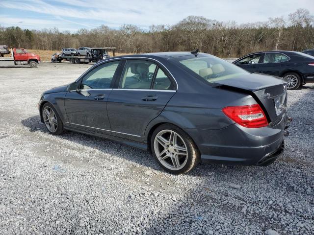 WDDGF5HBXEA954567 - 2014 MERCEDES-BENZ C 350 CHARCOAL photo 2