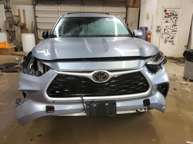 5TDBZRBH8MS081810 - 2021 TOYOTA HIGHLANDER L BLUE photo 5