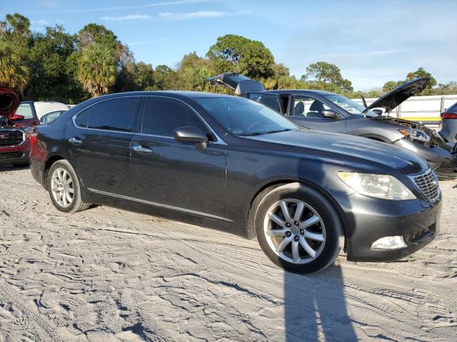 JTHGL46F785027430 - 2008 LEXUS LS 460L GRAY photo 4