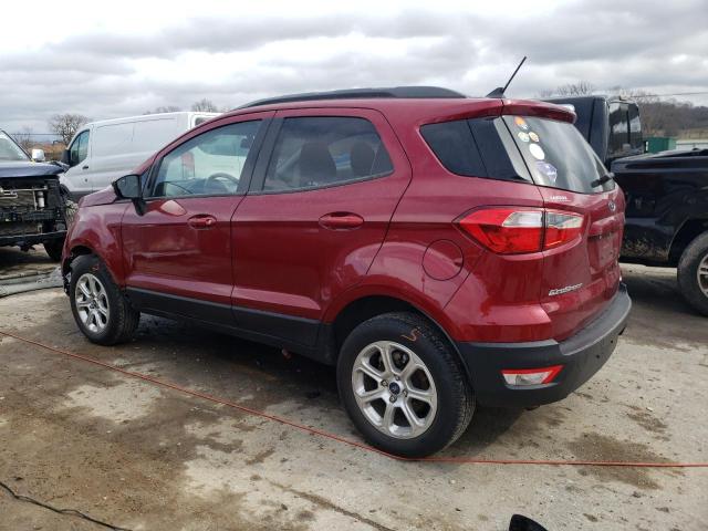 MAJ6S3GLXLC346751 - 2020 FORD ECOSPORT SE RED photo 2