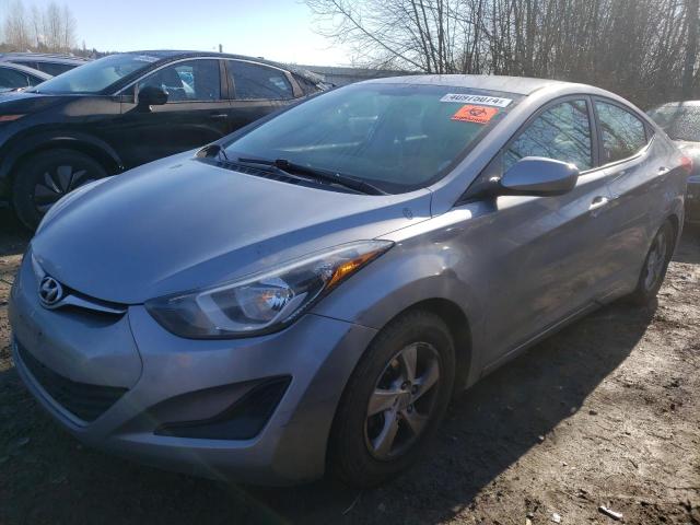 5NPDH4AE4FH560305 - 2015 HYUNDAI ELANTRA SE GRAY photo 1