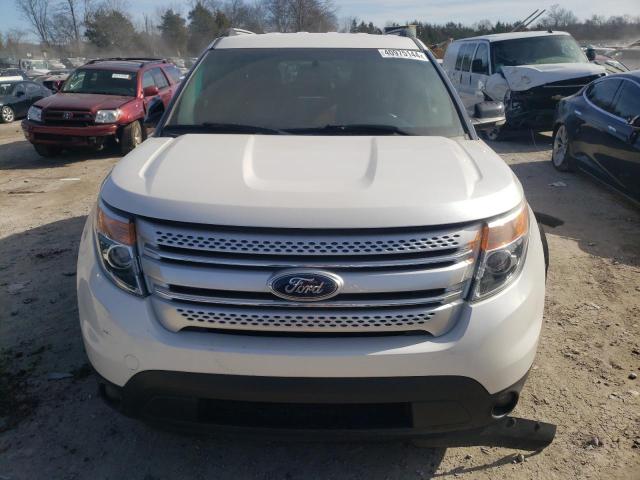 1FM5K7D80DGA65478 - 2013 FORD EXPLORER XLT WHITE photo 5