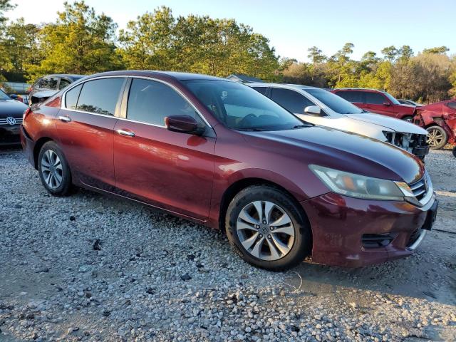 1HGCR2F3XDA111883 - 2013 HONDA ACCORD LX BURGUNDY photo 4