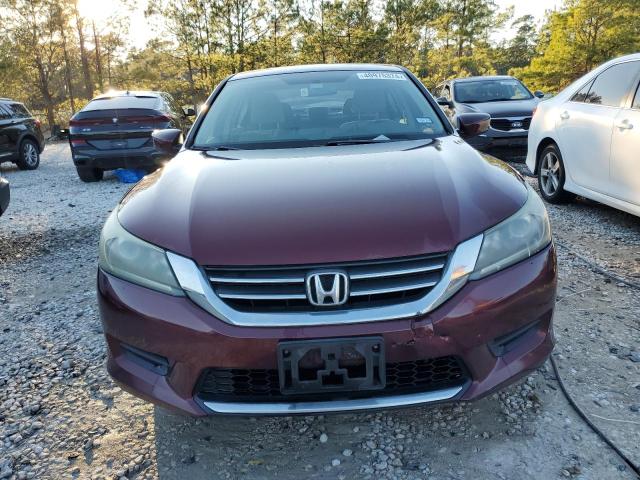 1HGCR2F3XDA111883 - 2013 HONDA ACCORD LX BURGUNDY photo 5