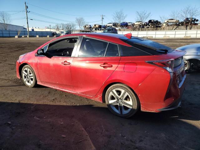 JTDKARFU8H3049218 - 2017 TOYOTA PRIUS RED photo 2