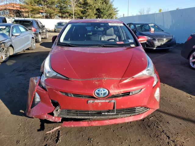 JTDKARFU8H3049218 - 2017 TOYOTA PRIUS RED photo 5