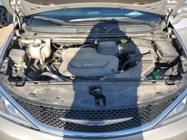 2C4RC1EG2HR570366 - 2017 CHRYSLER PACIFICA TOURING L PLUS SILVER photo 12
