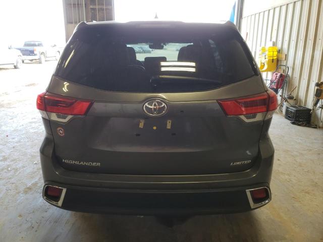 5TDYZRFHXKS335504 - 2019 TOYOTA HIGHLANDER LIMITED GRAY photo 6