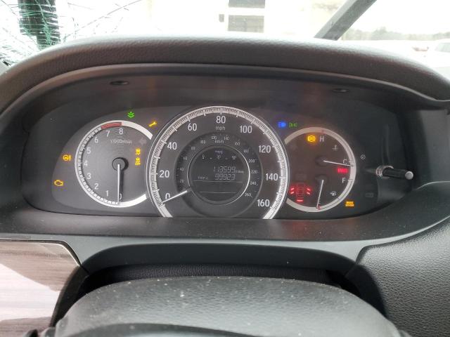 1HGCR2F85HA038567 - 2017 HONDA ACCORD EXL ვერცხლისფერი ფოტო 9