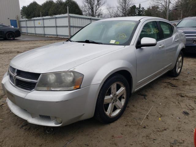 1B3LD76M98N692408 - 2008 DODGE AVENGER R/T SILVER photo 1