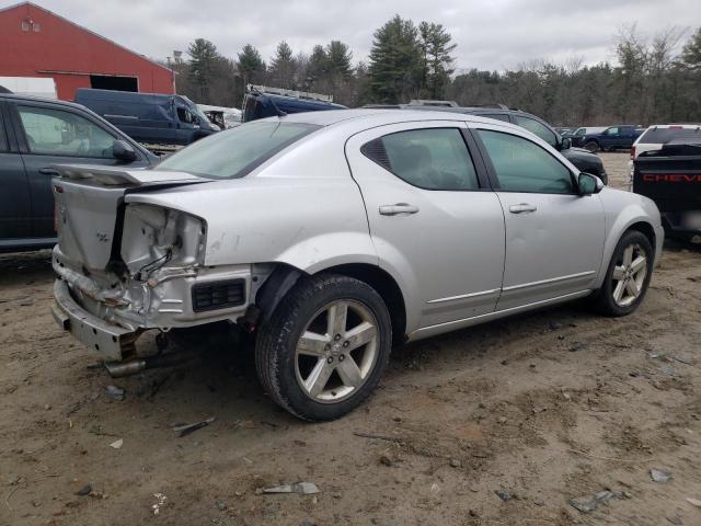 1B3LD76M98N692408 - 2008 DODGE AVENGER R/T SILVER photo 3