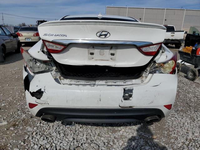 5NPEC4AC0EH863002 - 2014 HYUNDAI SONATA SE WHITE photo 6