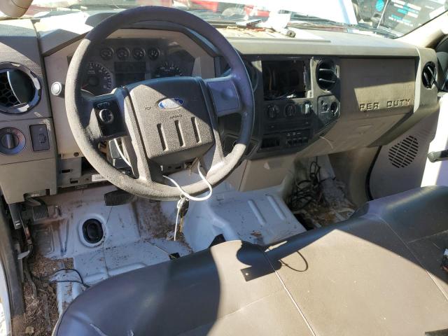 1FDNF20579EA51471 - 2009 FORD F250 SUPER DUTY WHITE photo 8