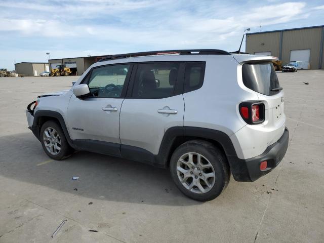 ZACCJABB4JPJ30578 - 2018 JEEP RENEGADE LATITUDE SILVER photo 2