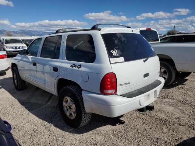 1B4HS28Z11F557314 - 2001 DODGE DURANGO WHITE photo 2