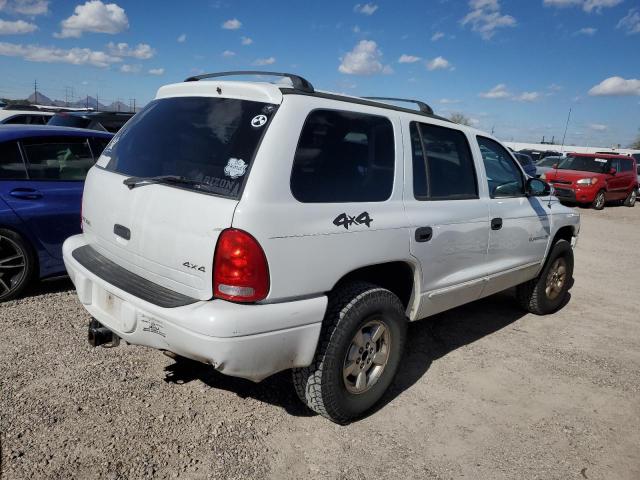 1B4HS28Z11F557314 - 2001 DODGE DURANGO WHITE photo 3