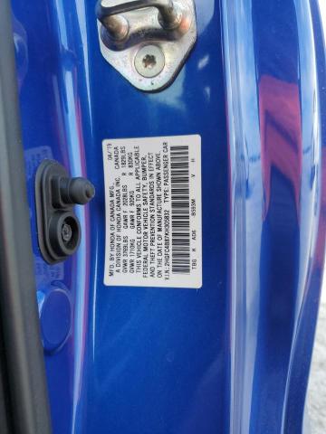 2HGFC4B87KH305832 - 2019 HONDA CIVIC SPORT 蓝色 照片 13